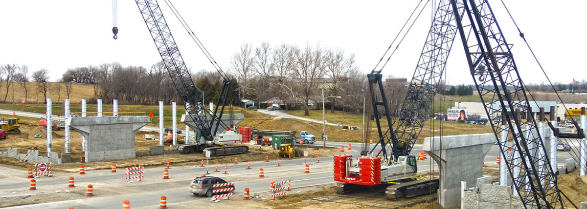 Constructors Work on U.S. 75/Hwy 2 Interchange • NEBCO, Inc.